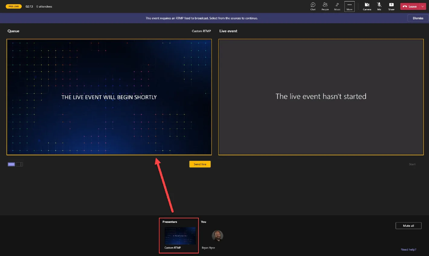 Queuing your encoder content screenshot